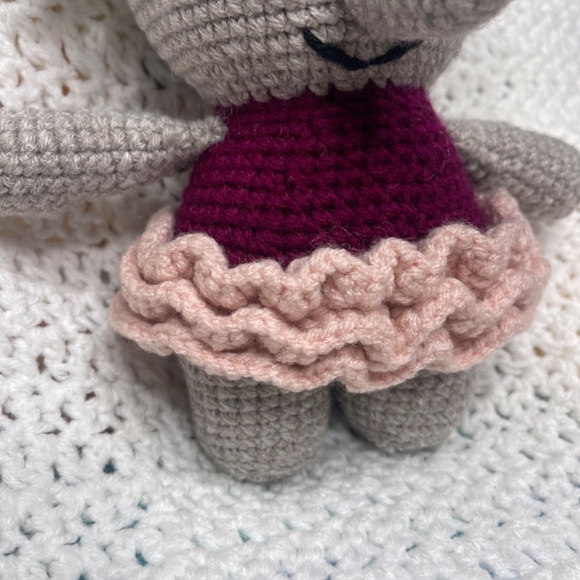 Handmade "Ellie" the Elephant Plushie - Picture 4 of 8